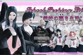 学校偷窥生活汉化修复版 School Peeping Life 【电脑版/日式RPG/新作】